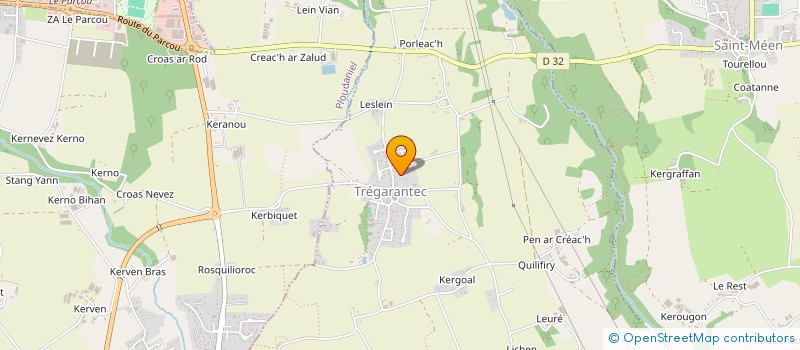 localisation de l'entreprise SCI CHAMALOU  TREGARANTEC