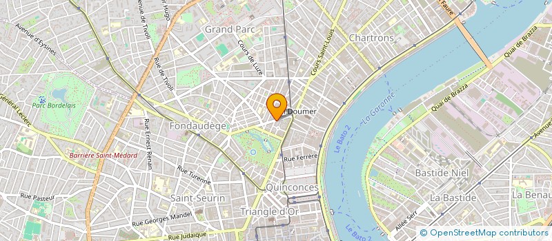 localisation de l'entreprise SCI CHAMALOW  BORDEAUX