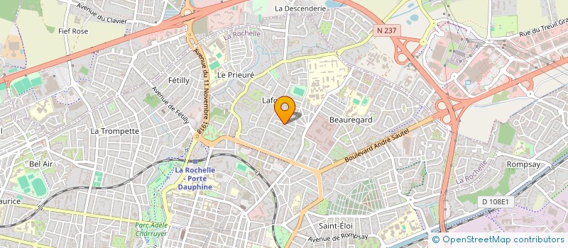 localisation de l'entreprise SCI CHAMALU  LA ROCHELLE