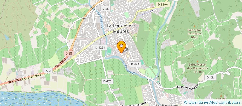 localisation de l'entreprise SCI CHAMALY  LA LONDE-LES-MAURES