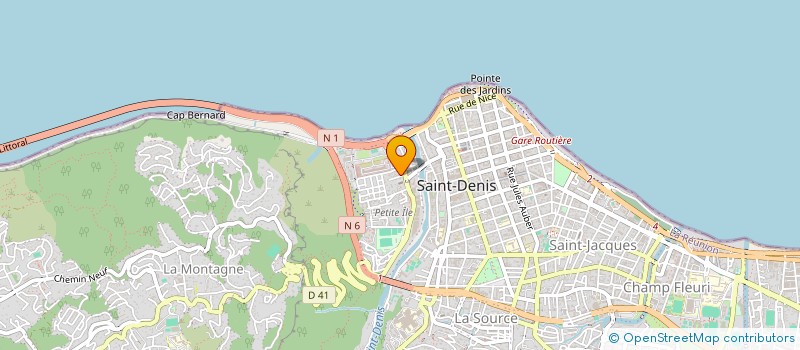 localisation de l'entreprise SCI CHAMAN à SAINT-DENIS