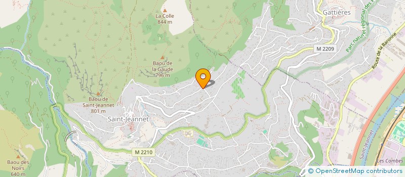 localisation de l'entreprise SCI CHAMAR  SAINT-JEANNET