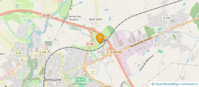 localisation de l'entreprise SCI  CHAMAR  BRESSUIRE