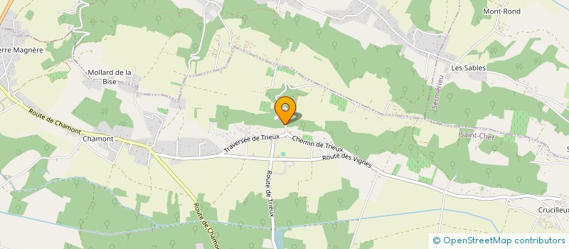 localisation de l'entreprise SCI CHAMAR  SAINT-CHEF