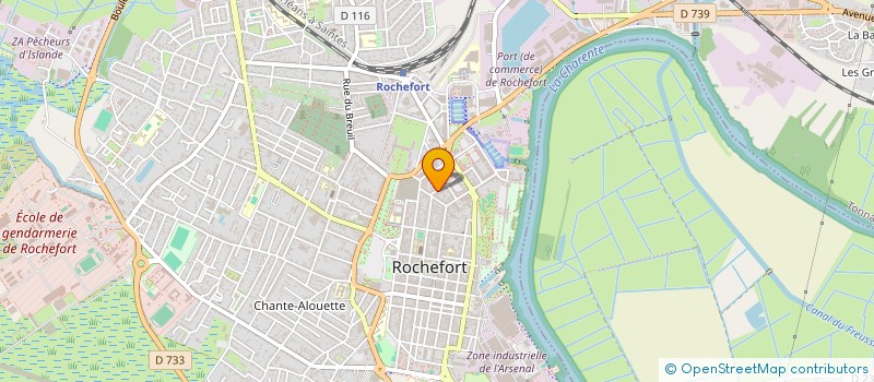 localisation de l'entreprise SCI CHAMAREL  ROCHEFORT