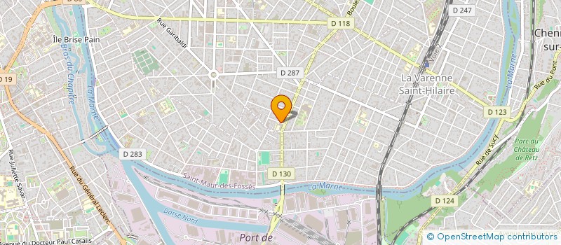 localisation de l'entreprise SCI CHAMAREL à SAINT-MAUR-DES-FOSSES