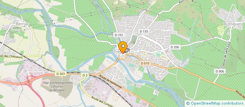 localisation de l'entreprise SCI CHAMATI  TREBES