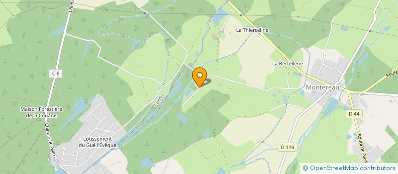 localisation de l'entreprise SCI CHAMATIN à MONTEREAU