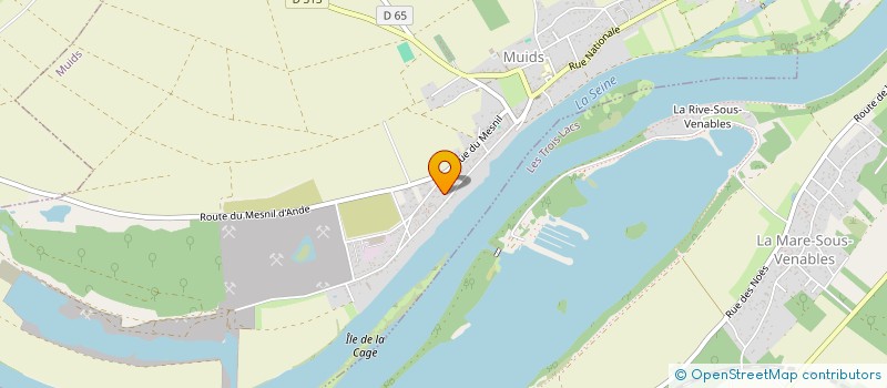localisation de l'entreprise SCI CHAMAVI à MUIDS