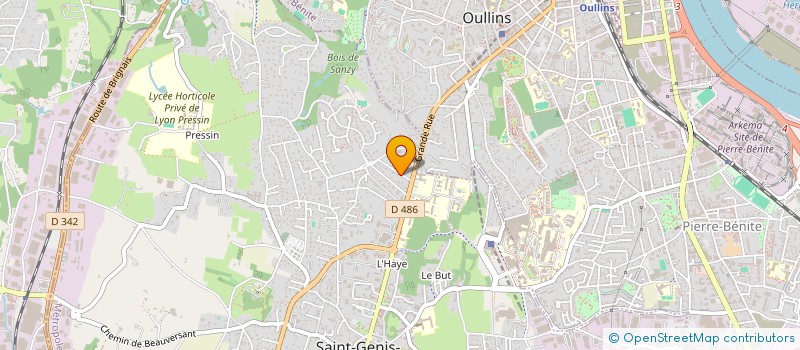 localisation de l'entreprise SCI CHAMAX  SAINT-GENIS-LAVAL