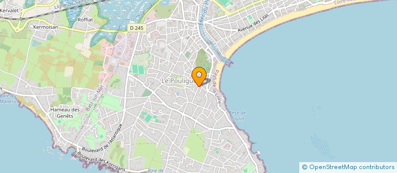 localisation de l'entreprise SCI CHAMAX  LE POULIGUEN