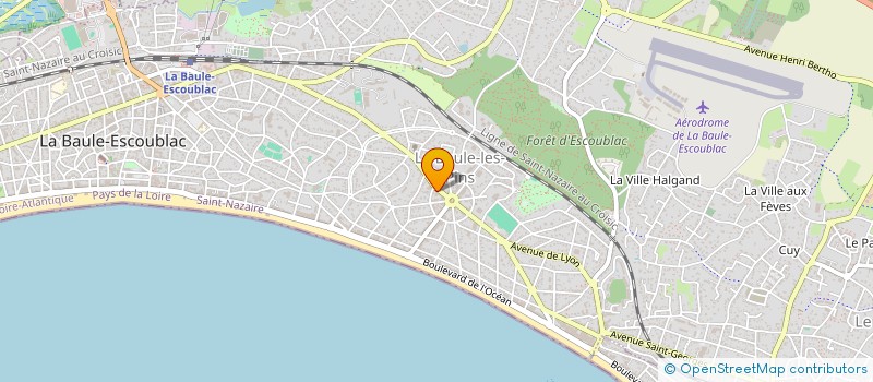 localisation de l'entreprise SCI CHAMBALA INVEST  LA BAULE-ESCOUBLAC