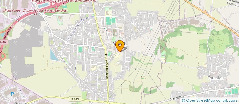 localisation de l'entreprise SCI CHAMBAR  SAINT-PIERRE-DE-CHANDIEU