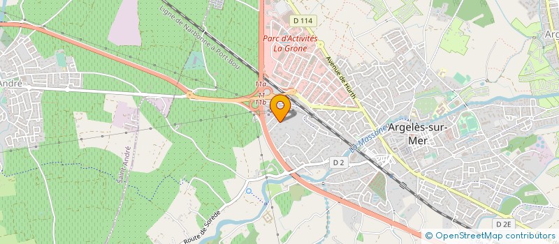 localisation de l'entreprise SCI CHAMBELL à ARGELES-SUR-MER