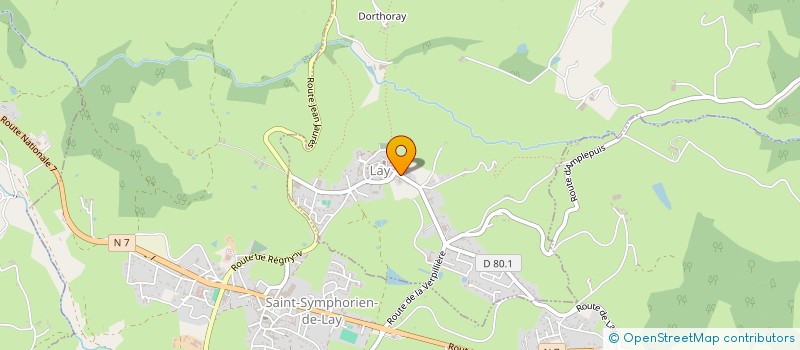 localisation de l'entreprise SCI CHAMBERT-LOIR-CUNY  LAY