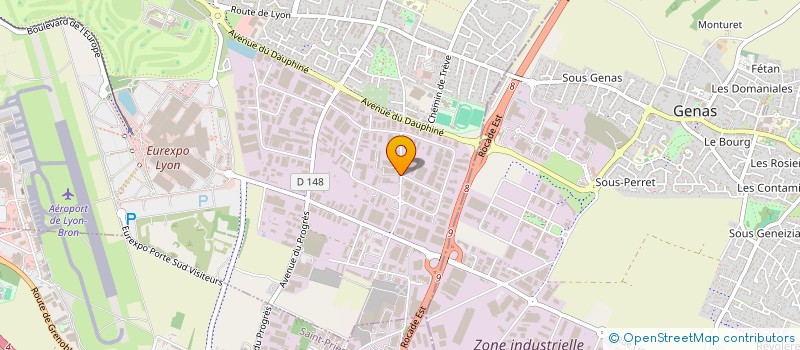 localisation de l'entreprise SCI CHAMBERTIN  CHASSIEU