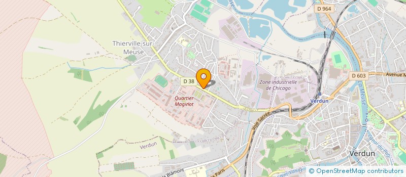 localisation de l'entreprise SCI CHAMBERY 41  THIERVILLE-SUR-MEUSE