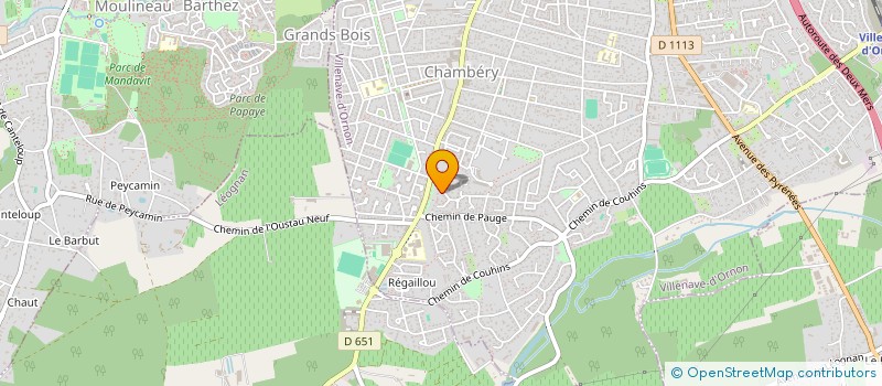 localisation de l'entreprise SCI CHAMBERY BRUN  VILLENAVE-D'ORNON