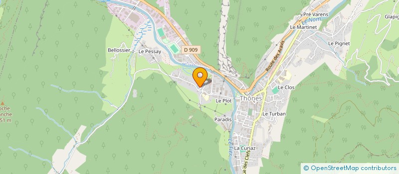 localisation de l'entreprise SCI CHAMBET  ALEX