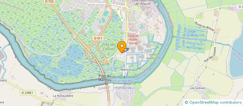 localisation de l'entreprise SCI CHAMBET JPAG  ROCHEFORT