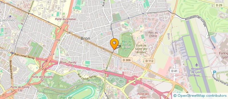 localisation de l'entreprise SCI CHAMBI  BRON