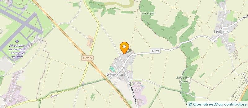 localisation de l'entreprise SCI CHAMBLY-MEAUX  GENICOURT