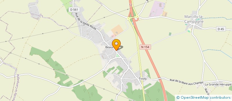 localisation de l'entreprise SCI CHAMBOIS  MARCILLY-LA-CAMPAGNE