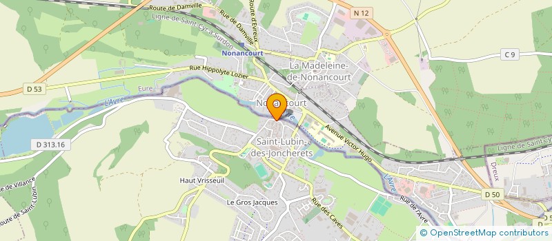 localisation de l'entreprise SCI CHAMBON à SAINT-LUBIN-DES-JONCHERETS