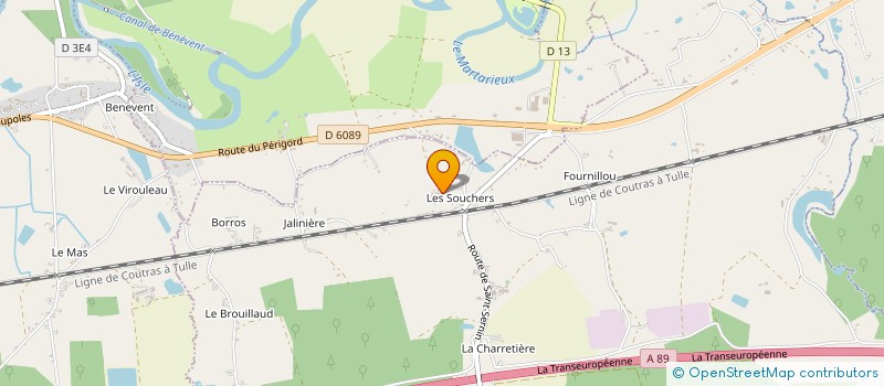 localisation de l'entreprise SCI CHAMBON BERGERAC MUSSIDAN  SAINT-LAURENT-DES-HOMMES