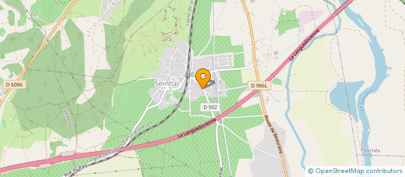 localisation de l'entreprise SCI CHAMBON LATOUR  LEDENON