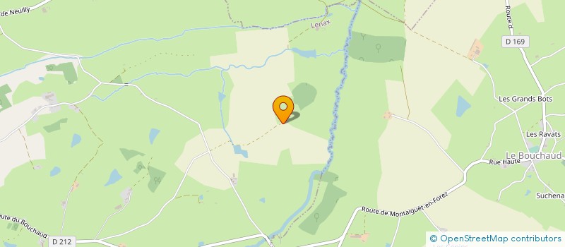 localisation de l'entreprise SCI CHAMBONNIERE  LE BOUCHAUD