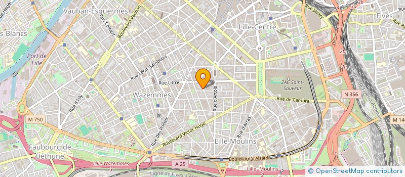 localisation de l'entreprise SCI CHAMBOULES à LILLE