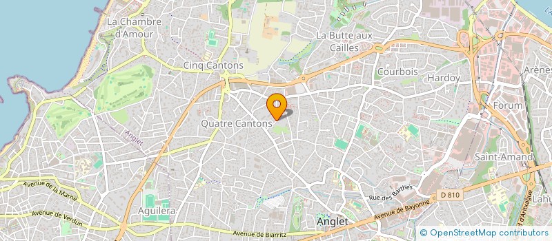 localisation de l'entreprise SCI CHAMBRAY  ANGLET