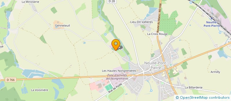 localisation de l'entreprise SCI CHAMBREY  NEUILLE-PONT-PIERRE