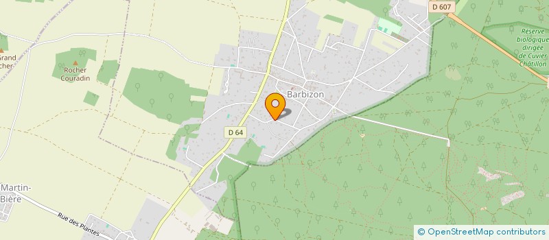 localisation de l'entreprise SCI CHAMBREY INVESTMENT  BARBIZON