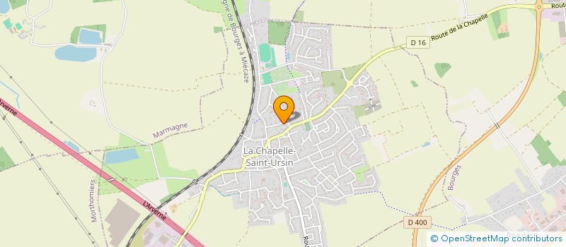 localisation de l'entreprise SCI CHAMBRIER  LA CHAPELLE-SAINT-URSIN