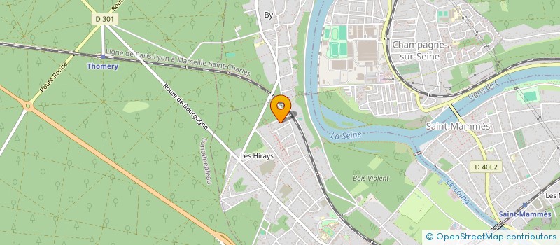 localisation de l'entreprise SCI CHAMBY  MORET-LOING-ET-ORVANNE