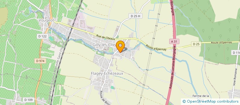 localisation de l'entreprise SCI CHAMCATT  GILLY-LES-CITEAUX