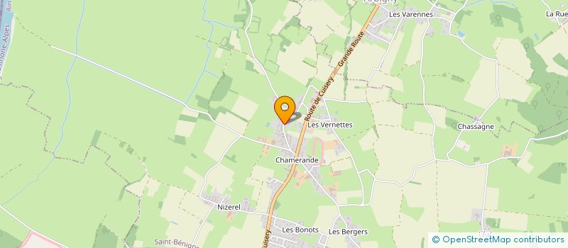 localisation de l'entreprise SCI CHAMERANDE  SAINT-BENIGNE