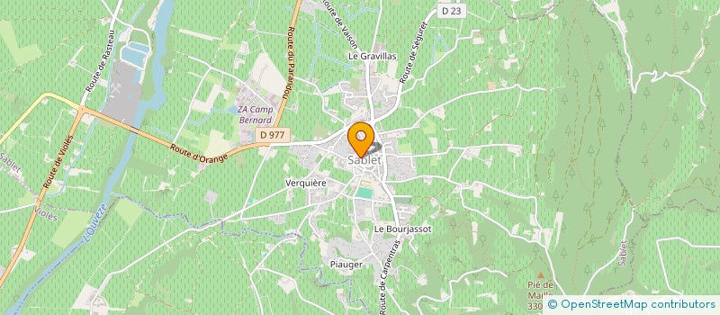 localisation de l'entreprise SCI CHAMFORT CHASSAGNE  SABLET