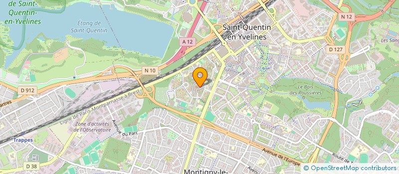 localisation de l'entreprise SCI CHAMGARNIER  MONTIGNY-LE-BRETONNEUX