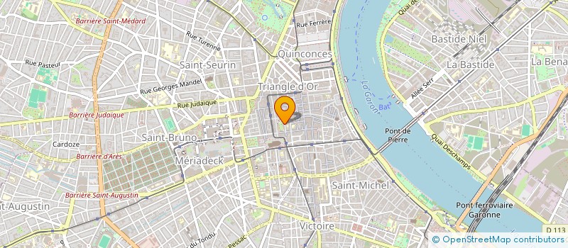 localisation de l'entreprise SCI CHAMGROS  BORDEAUX