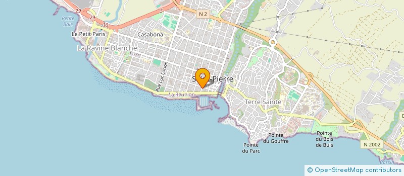 localisation de l'entreprise SCI CHAMI à SAINT-PIERRE