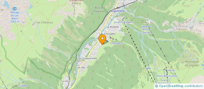 localisation de l'entreprise SCI CHAMINANT à CHAMONIX-MONT-BLANC