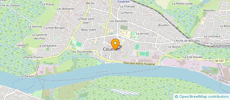 localisation de l'entreprise SCI CHAMINANT à COUERON