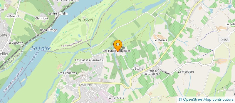 localisation de l'entreprise SCI CHAMINET  OREE-D'ANJOU