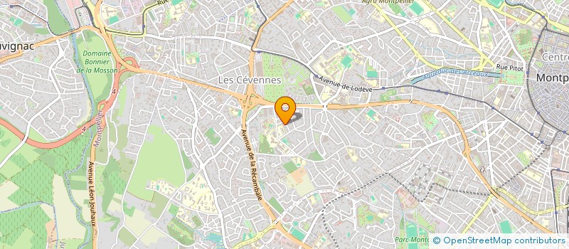 localisation de l'entreprise SCI CHAMIRA à MONTPELLIER