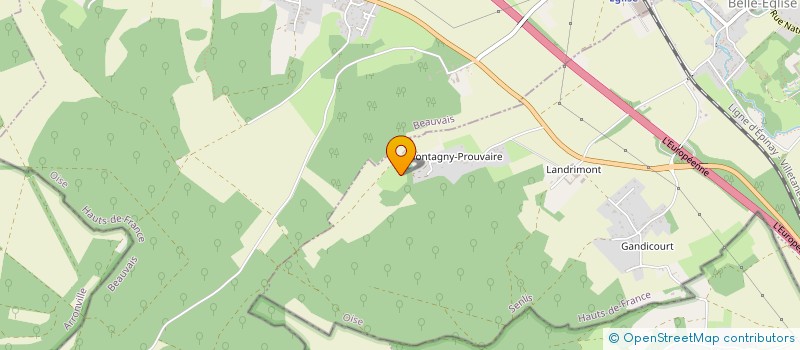 localisation de l'entreprise SCI CHAMIROSO  BELLE-EGLISE