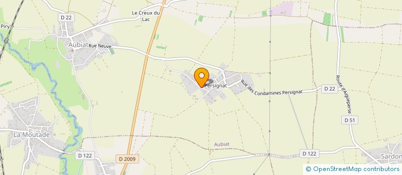 localisation de l'entreprise SCI CHAMIXA  AUBIAT