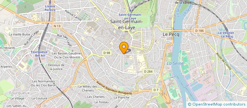 localisation de l'entreprise SCI CHAMMAS IMMO  SAINT-GERMAIN-EN-LAYE